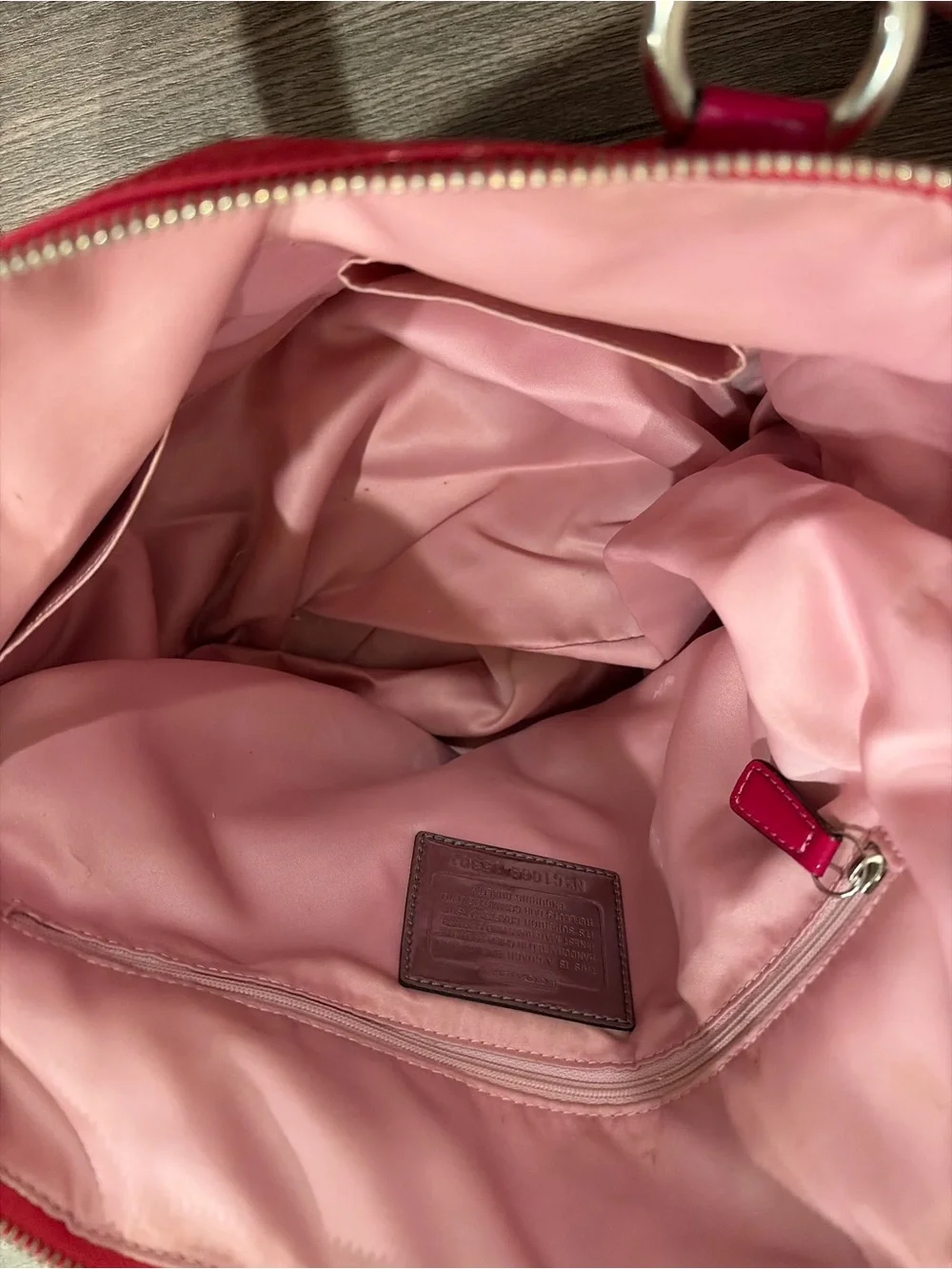 Coach vintage magenta